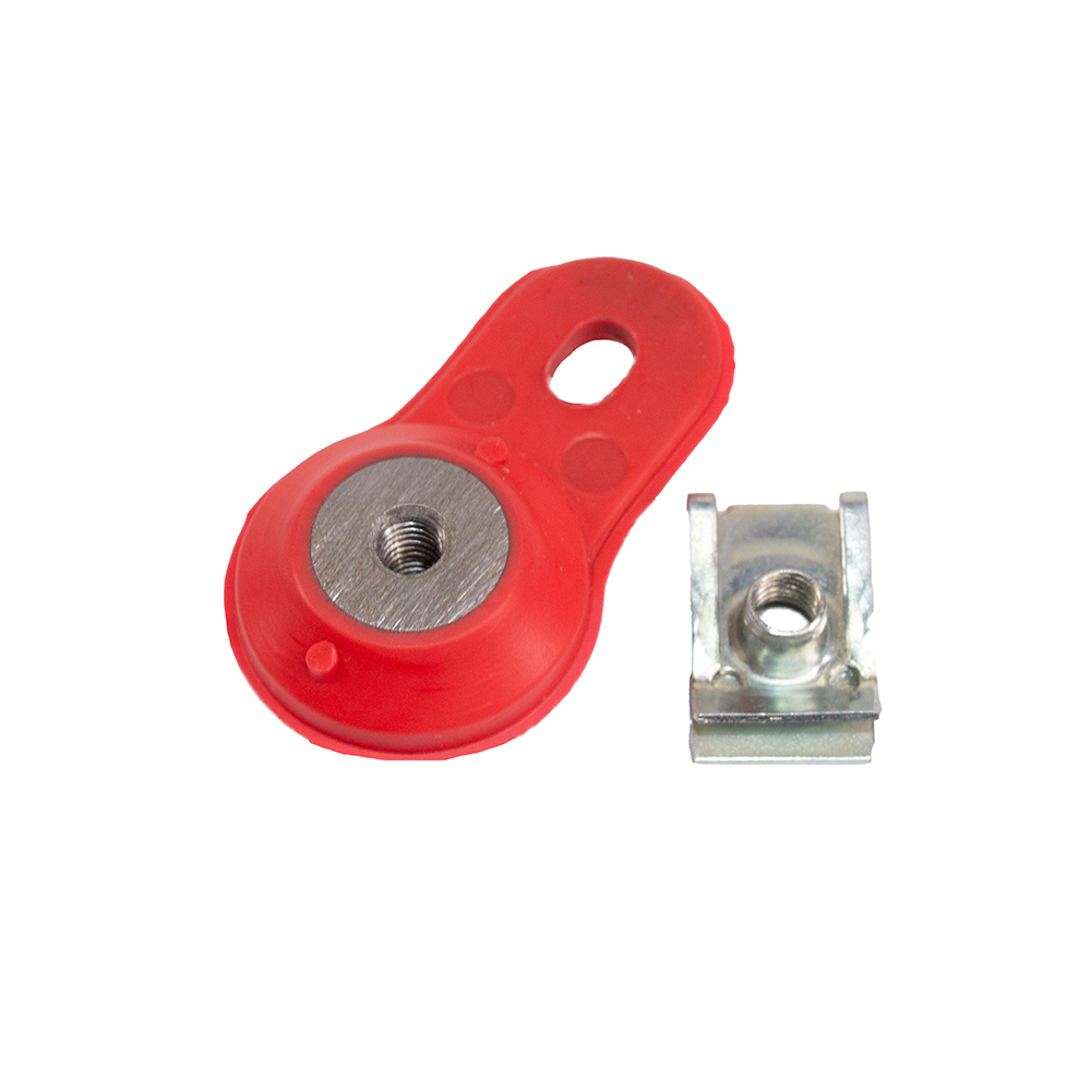 EXHAUST MOUNTING BRACKET KTM/HQV/BETA RR/GAS/SHERCO SE-R 125-300 2T >25 RED  (R)